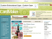 Tablet Screenshot of cardmakermagazine.com